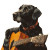 Guitar-Playing Labrador Vinyl Car Decal Sticker – Waterproof & UV-Resistant 3.4133333333333336"