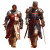 Medieval Knights Duel V2 Vinyl Car Decal Sticker – Waterproof & UV-Resistant 3.4133333333333336"