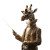 Giraffe Conductor Vinyl Car Decal Sticker – Waterproof & UV-Resistant 3.4133333333333336"