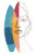 Surfboard Woman Face Vinyl Car Decal Sticker – Waterproof & UV-Resistant 8.96"