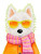 Fashionable Dog Portrait V2 Vinyl Car Decal Sticker – Waterproof & UV-Resistant 8.213333333333333"