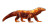 Fire Komodo Dragon Vinyl Car Decal Sticker – Waterproof & UV-Resistant 2.56"