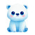 Cute Chibi Polar Bear Vinyl Car Decal Sticker – Waterproof & UV-Resistant 6.826666666666667"