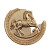 Gold Coin Sticker Vinyl Car Decal Sticker – Waterproof & UV-Resistant 3.4133333333333336"