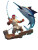 Pirate Vs Swordfish Vinyl Car Decal Sticker – Waterproof & UV-Resistant 4.1066666666666665"