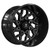 RBP 80R Scorpion Wheel | 24x14 Gloss Black With Machined Groove | TPMS Compatible, 3200lb Load Capacity