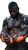 Gritty Cyborg Jax Vinyl Car Decal Sticker – Waterproof & UV-Resistant 9.706666666666667"