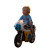 Blond Boy Biker Vinyl Car Decal Sticker – Waterproof & UV-Resistant 3.4133333333333336"