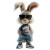 Stylish Bunny Dude Vinyl Car Decal Sticker – Waterproof & UV-Resistant 3.4133333333333336"