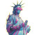 Cyborg Liberty Vinyl Car Decal Sticker – Waterproof & UV-Resistant 6.826666666666667"