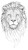 Lion Head Tattoo V4 Vinyl Car Decal Sticker – Waterproof & UV-Resistant 4.8533333333333335"
