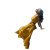 Brunette In Yellow Vinyl Car Decal Sticker – Waterproof & UV-Resistant 3.4133333333333336"