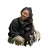 Woman With Pomeranian V2 Vinyl Car Decal Sticker – Waterproof & UV-Resistant 3.4133333333333336"
