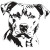 Pit Bull Stencil V2 Vinyl Car Decal Sticker – Waterproof & UV-Resistant 6.826666666666667"
