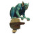 Dark Deco Gargoyle Vinyl Car Decal Sticker – Waterproof & UV-Resistant 3.4133333333333336"