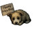 Soaked Shivering Puppy Vinyl Car Decal Sticker – Waterproof & UV-Resistant 3.4133333333333336"