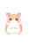 Chibi Peach Hamster Vinyl Car Decal Sticker – Waterproof & UV-Resistant 4.4