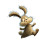 Fluffy Jumping Bunny Vinyl Car Decal Sticker – Waterproof & UV-Resistant 3.4133333333333336"