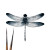 Vintage Dragonfly Art Vinyl Car Decal Sticker – Waterproof & UV-Resistant 3.4133333333333336"