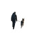 Hiker And Dog Vinyl Car Decal Sticker – Waterproof & UV-Resistant 6.826666666666667"