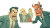 Office Chaos Scene Vinyl Car Decal Sticker – Waterproof & UV-Resistant 2.72"
