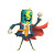 Happy Energy Superhero Vinyl Car Decal Sticker – Waterproof & UV-Resistant 6.826666666666667"