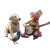 Banjo-Playing Duo Vinyl Car Decal Sticker – Waterproof & UV-Resistant 3.4133333333333336"
