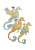 Mermaids Riding Seahorses Vinyl Car Decal Sticker – Waterproof & UV-Resistant 4.32"
