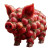 Strawberry Pig Vinyl Car Decal Sticker – Waterproof & UV-Resistant 6.826666666666667"