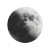 Grayscale Moon Vinyl Car Decal Sticker – Waterproof & UV-Resistant 6.826666666666667"