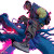 Cyberpunk Dragon Rider Vinyl Car Decal Sticker – Waterproof & UV-Resistant 6.826666666666667"
