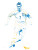 Ronaldo Line Art Vinyl Car Decal Sticker – Waterproof & UV-Resistant 4.1066666666666665"