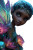 African American Pixie Vinyl Car Decal Sticker – Waterproof & UV-Resistant 8.96"