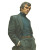 Retro-Futuristic Scientist V2 Vinyl Car Decal Sticker – Waterproof & UV-Resistant 3.4133333333333336"