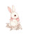 Cute Rabbit Illustration V5 Vinyl Car Decal Sticker – Waterproof & UV-Resistant 3.4133333333333336"