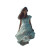 Serene Ocean Woman Vinyl Car Decal Sticker – Waterproof & UV-Resistant 6.826666666666667"
