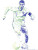 Ronaldo Line Art V2 Vinyl Car Decal Sticker – Waterproof & UV-Resistant 8.213333333333333"