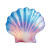 Pearlescent Clam Shell Vinyl Car Decal Sticker – Waterproof & UV-Resistant 3.4133333333333336"