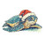 Santa Hat Turtle Vinyl Car Decal Sticker – Waterproof & UV-Resistant 6.826666666666667"