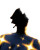 Cosmic Watcher Silhouette Vinyl Car Decal Sticker – Waterproof & UV-Resistant 8.0"