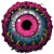 Giant Pink Eyeball Vinyl Car Decal Sticker – Waterproof & UV-Resistant 3.4133333333333336"