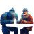 Bigfoot And Yeti Vinyl Car Decal Sticker – Waterproof & UV-Resistant 6.826666666666667"