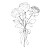 Bouquet Of Roses V5 Vinyl Car Decal Sticker – Waterproof & UV-Resistant 3.4133333333333336"