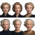 Aging Woman Timeline Vinyl Car Decal Sticker – Waterproof & UV-Resistant 3.4133333333333336"
