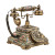 Vintage Ornate Telephone Vinyl Car Decal Sticker – Waterproof & UV-Resistant 3.4133333333333336"