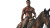 Muscular Backward Cowboy Vinyl Car Decal Sticker – Waterproof & UV-Resistant 2.72"