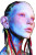 Violet-Eyed Warrior V2 Vinyl Car Decal Sticker – Waterproof & UV-Resistant 8.96"