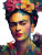 Frida Kahlo Portrait V11 Vinyl Car Decal Sticker – Waterproof & UV-Resistant 8.213333333333333"