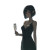Elegant Elf Woman V7 Vinyl Car Decal Sticker – Waterproof & UV-Resistant 3.4133333333333336"