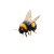 Meadow Bumblebee Vinyl Car Decal Sticker – Waterproof & UV-Resistant 3.4133333333333336"